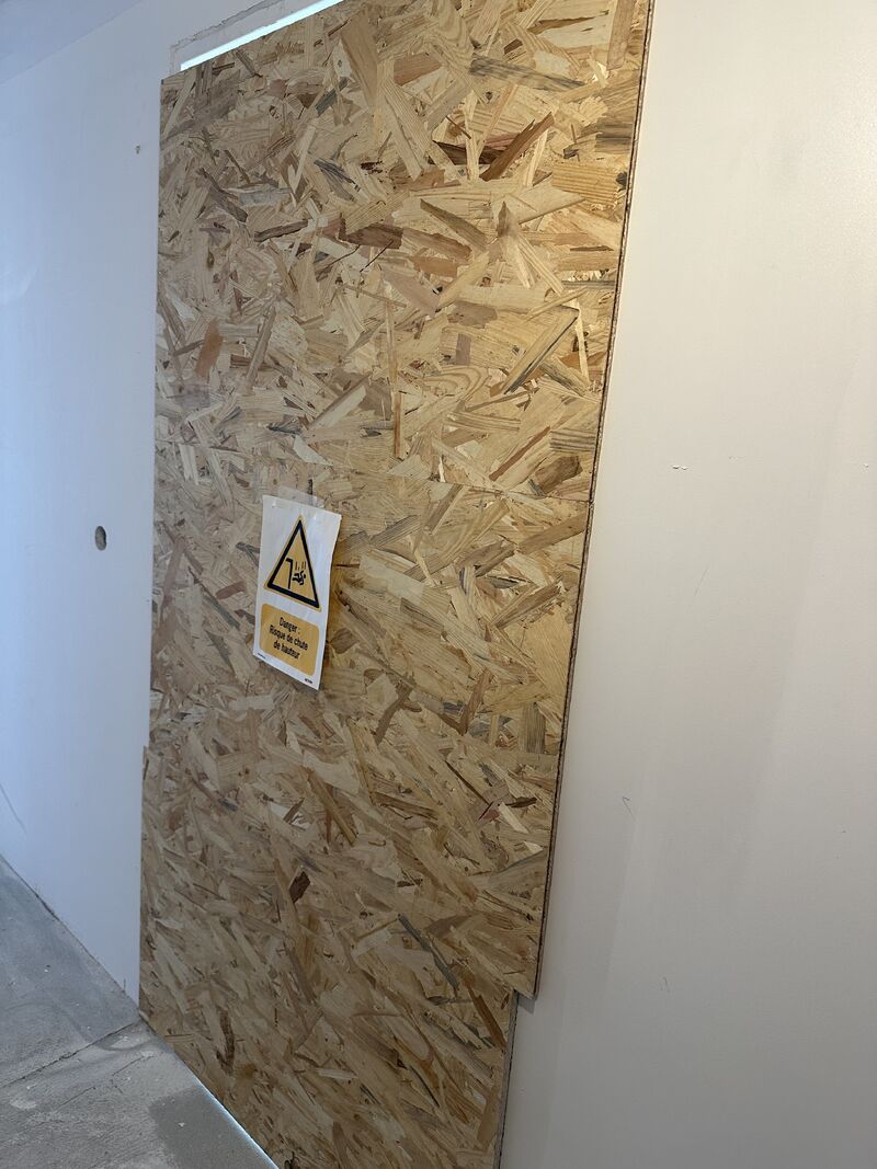 Neutralisation d’un accès à risque grâce à un platelage bois robuste